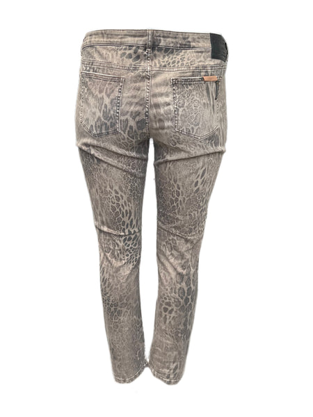 Marina Rinaldi Women's Brown Ieti Skinny Denim Pants NWT