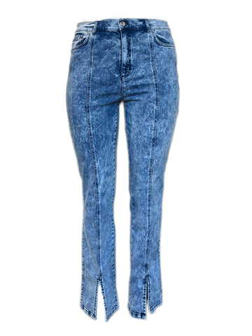 Marina Rinaldi Women's Blue Indo Slimm Pants NWT