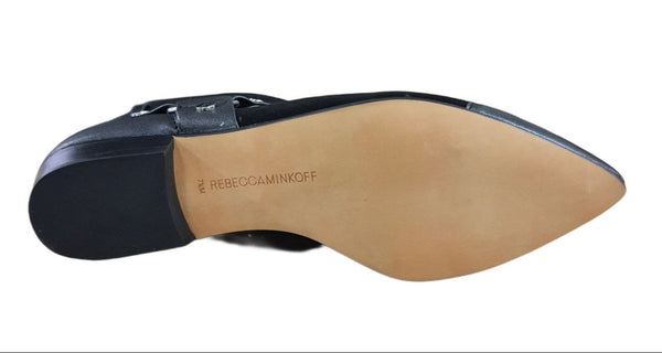 REBECCA MINKOFF Women's Black Kid Nappa Inez Booties #M2261010 NWB