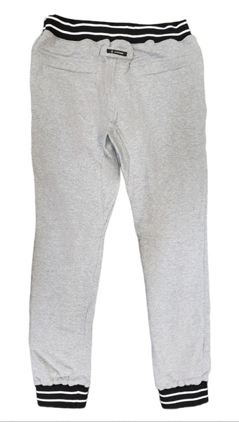 ZANEROBE Men's Grey Marl Inferno Cotton Jogger Style Sweatpants Size 34 NWT