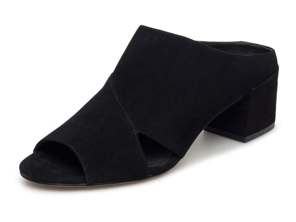 REBECCA MINKOFF Women's Ingrid Suede Open Toe Mules $130 NIB