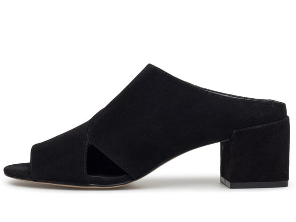 REBECCA MINKOFF Women's Ingrid Suede Open Toe Mules $130 NIB