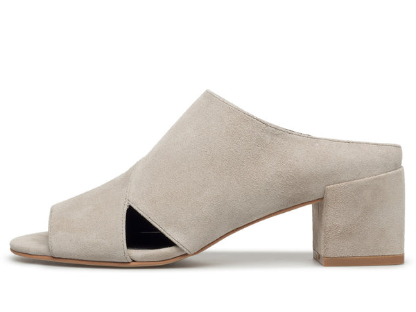 REBECCA MINKOFF Women's Ingrid Suede Open Toe Mules $130 NIB