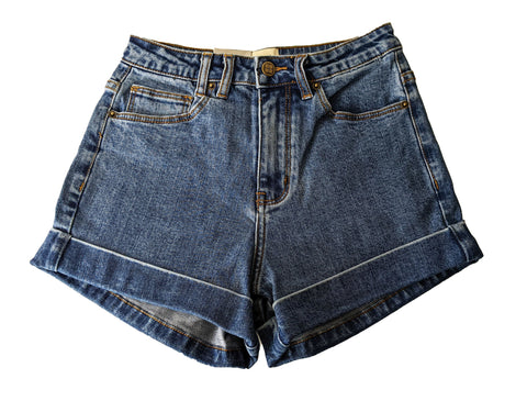 INSIGHT Women's Blue Denim Niki Sal Shorts NEW WITH TAGS