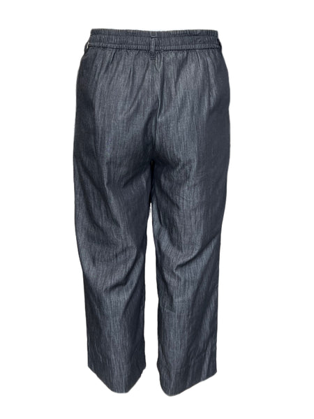 Marina Rinaldi Women's Grey Irina Straight Leg Pants NWT