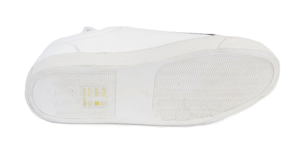 RELIGION Men's Iron Hi Shine Zip Detail Sneakers, White, US 7