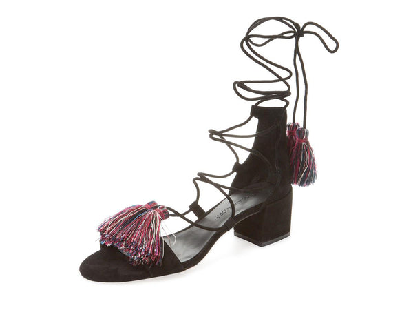 REBECCA MINKOFF Women's Isla Wraparound Lace Sandals $150 NIB