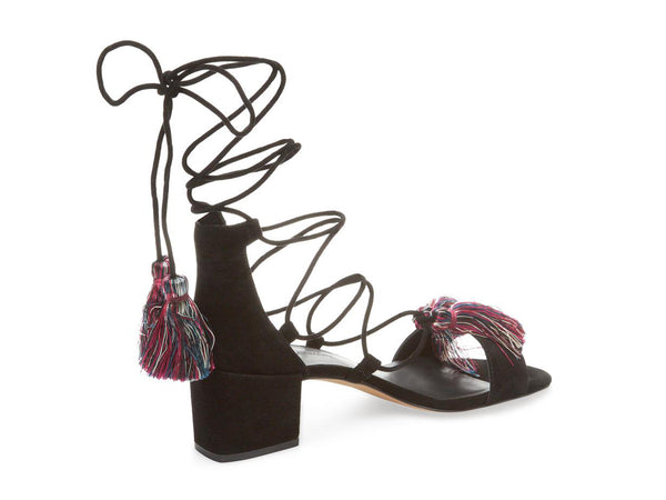 REBECCA MINKOFF Women's Isla Wraparound Lace Sandals $150 NIB