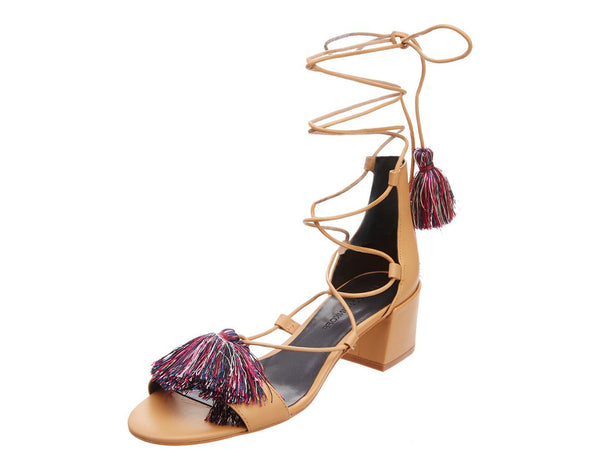 REBECCA MINKOFF Women's Isla Wraparound Lace Sandals $150 NIB
