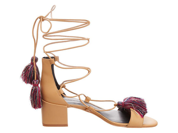 REBECCA MINKOFF Women's Isla Wraparound Lace Sandals $150 NIB