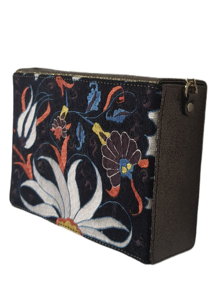 POPINJAY Women's Gold Iznik Box Clutch #Popin3 7'x5' One Size NWT