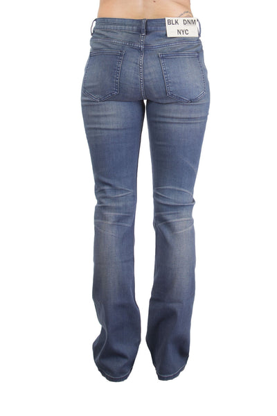 BLK DNM Women's Mador Blue Whiskerwashed Jeans #WJ860601 29x32 $215 NWT