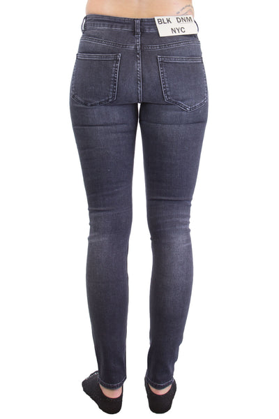 BLK DNM Women's Irwin Grey Midrise Jeans #BFMDJ01 $215 NWT