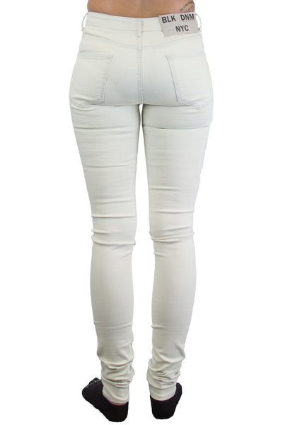 BLK DNM Women's Chrystie White Slim Jeans #WJ320104 $215 NWT