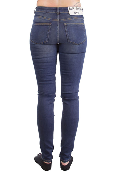 BLK DNM Women's Freeman Blue Super Skinny Jeans #BFMDJ05 $215 NWT