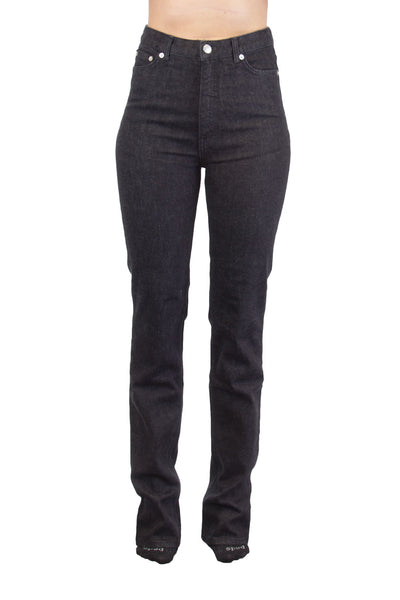 BLK DNM Women's High Rise Jeans, Amsterdam Black, 26x34