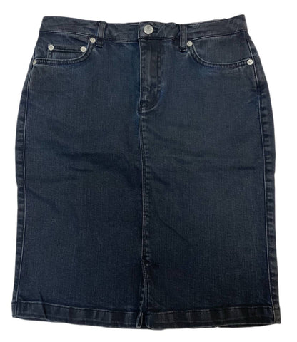 BLK DNM Women's Blue Od Black Denim Jeans Skirt 14 Size 26 NWT