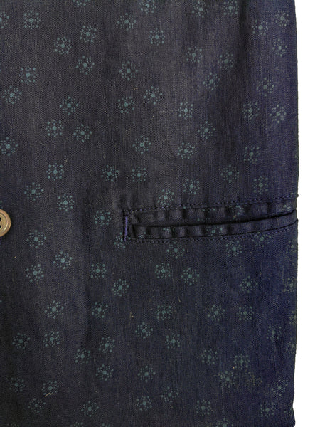 John Varvatos Peacock Blue Slim Fit Long Sleeve Button Down Shirt $248 NWT