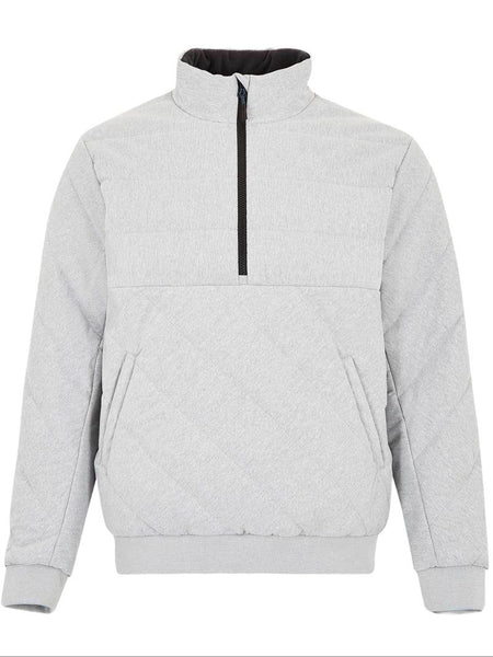 LNDR Men's Light Grey Marl Winter Puffa Long Sleeve Jacket #MAJ0018 Medium NWT