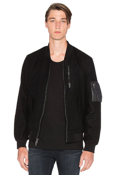 BLK DNM Men's Black Jacket 45 #MKW13501 X-Small $595 NWT
