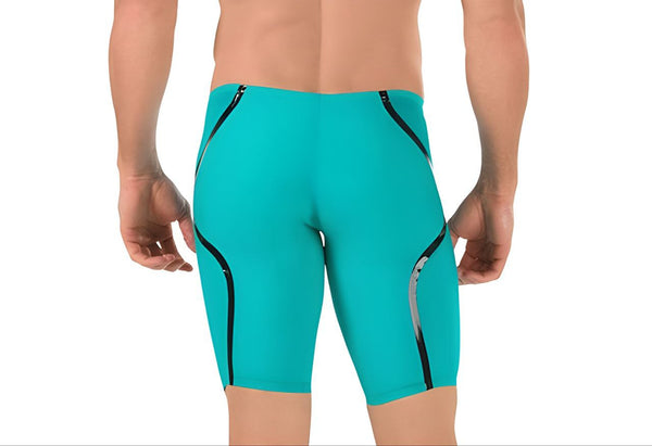 SPEEDO Men's Green LZR Racer X Fina Approved Drawstring Jammer #357 NWT