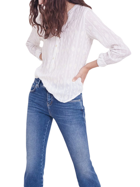 ROBERTA ROLLER RABBIT Women's White Jamila Tunic $135 NEW