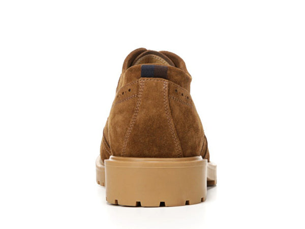 George Brown Bilt Men's Suede Jannsen Lug Wing Tip Oxford