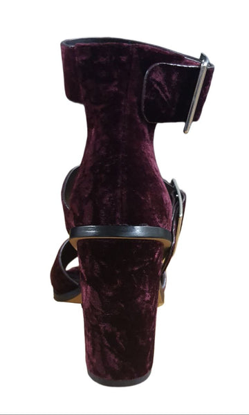 REBECCA MINKOFF Women's Acai Crushed Velvet Jennifer Sandals #M10261012 6.5 NWB