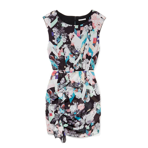 REBECCA MINKOFF Women's Geo Floral Jenson Dress $328 NWT