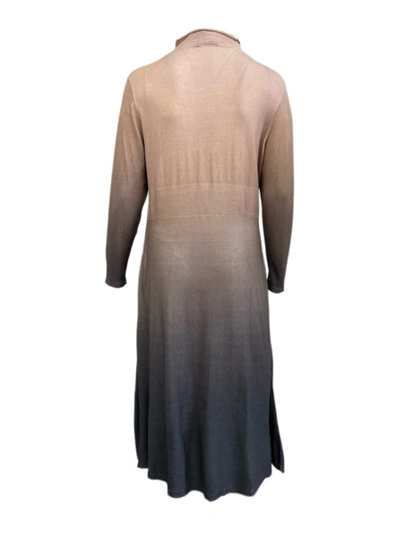 Marina Rinaldi Women's Camel Giorno Knitted Sweater Dress Size XL NWT