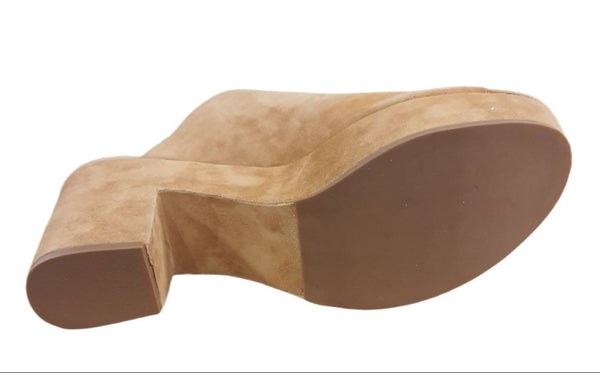 REBECCA MINKOFF Women's Butterscotch Kid Suede Jordan Mules #M8191001 12 NWB