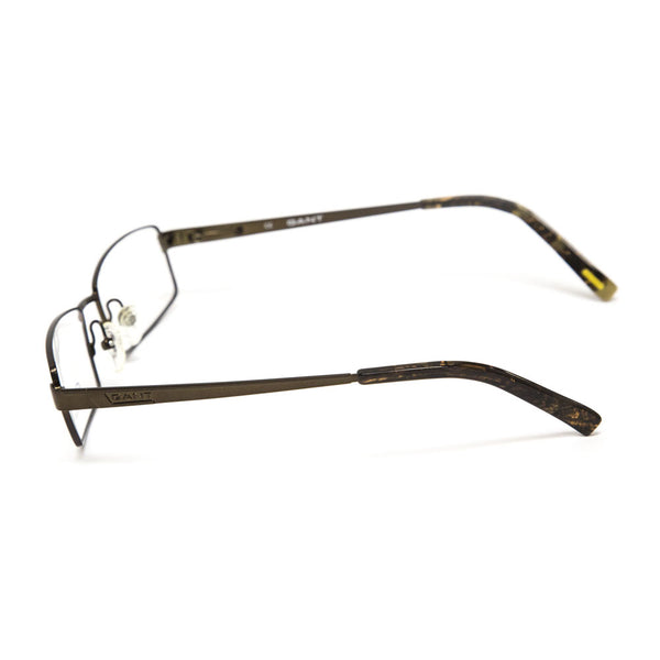 Gant Ken Rectangular Eyeglass Frames 53mm - Satin Brown NEW
