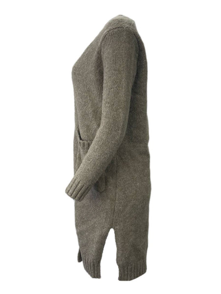 LOST IN LUNAR Women's Brown Karli Knit Cardigan Size US 4 NWT