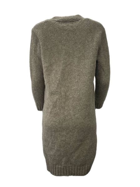 LOST IN LUNAR Women's Brown Karli Knit Cardigan Size US 4 NWT