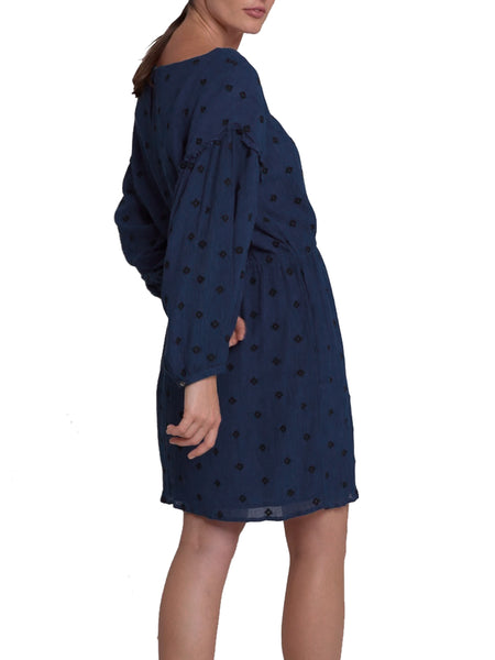 ROBERTA ROLLER RABBIT Women's Blue Kamala Dress $165 NEW