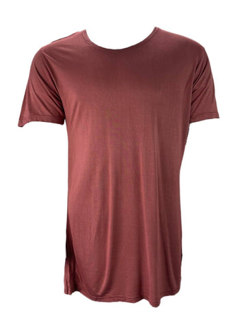 HANDSOME ME Men's Faded Red Plain Kane Relaxed Fit T-Shirt NWT