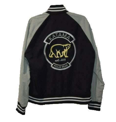 Katama Men's Black Polar Plunge Team Bomber Jacket Size X-Large $495 NWT