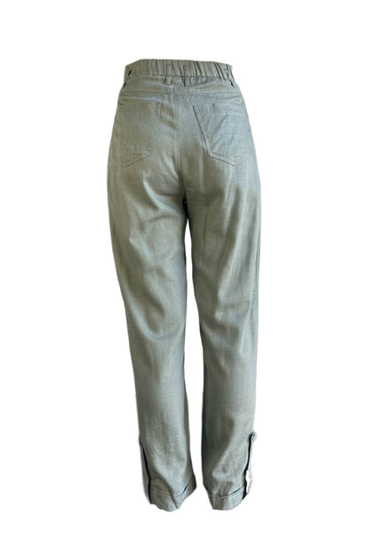 LOST IN LUNAR Women's Khaki Wide Leg Pants Size XS NWT