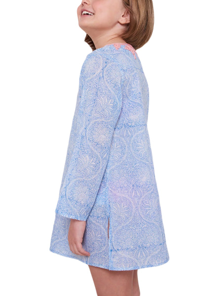 ROBERTA ROLLER RABBIT Girls Blue Moon Meena Kurta $70 NEW