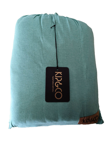 Kip&Co Full/ Queen Size Pool Blue Jersey Duvet Quilt Cover NWT