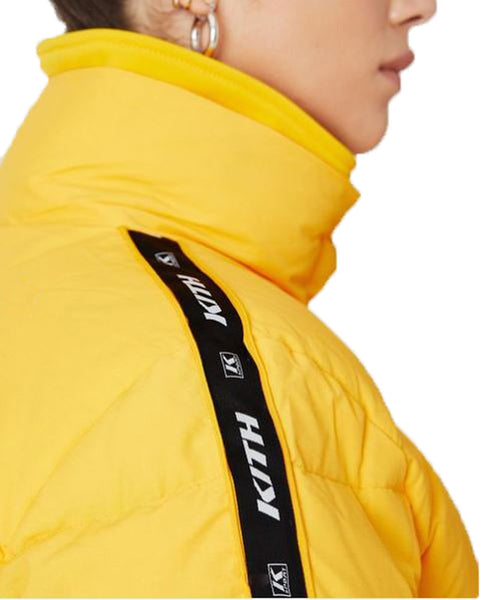 KITH Women's Yellow Riley Puffer Front Zip Down Coat Small KHW1055 NWT