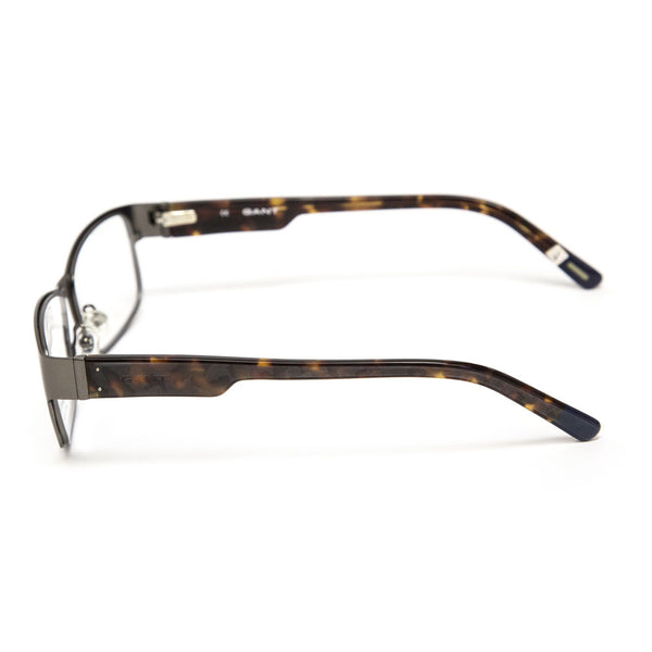 Gant Leopold Rectangular Eyeglass Frames 54mm - Satin Gunmetal NEW