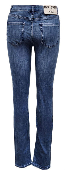 BLK DNM Women's Lott Blue Cotton High Rise Slim Fit Skinny Jeans NWT
