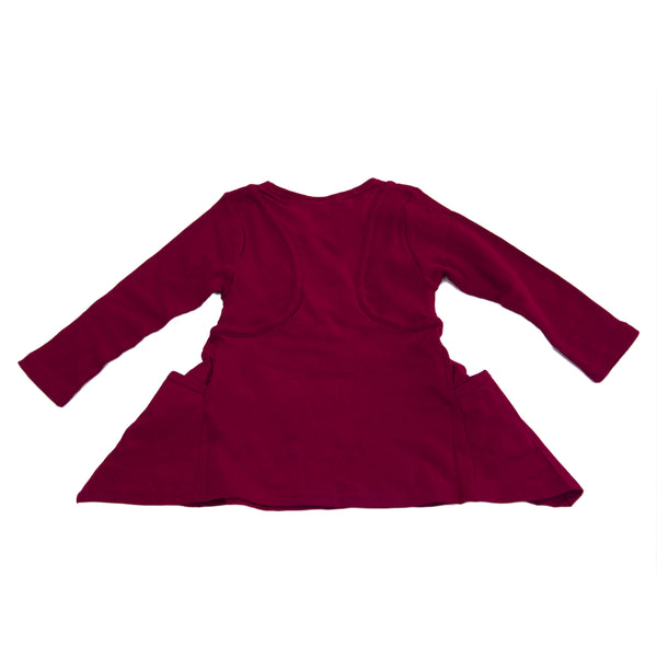 APPAMAN Little Girls' Berry Shark Bite Tunic $42 NWT