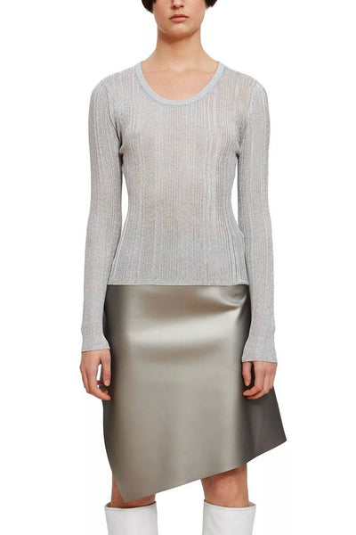 OPENING CEREMONY Women's Long Sleeve Lurex Top $295 NWT
