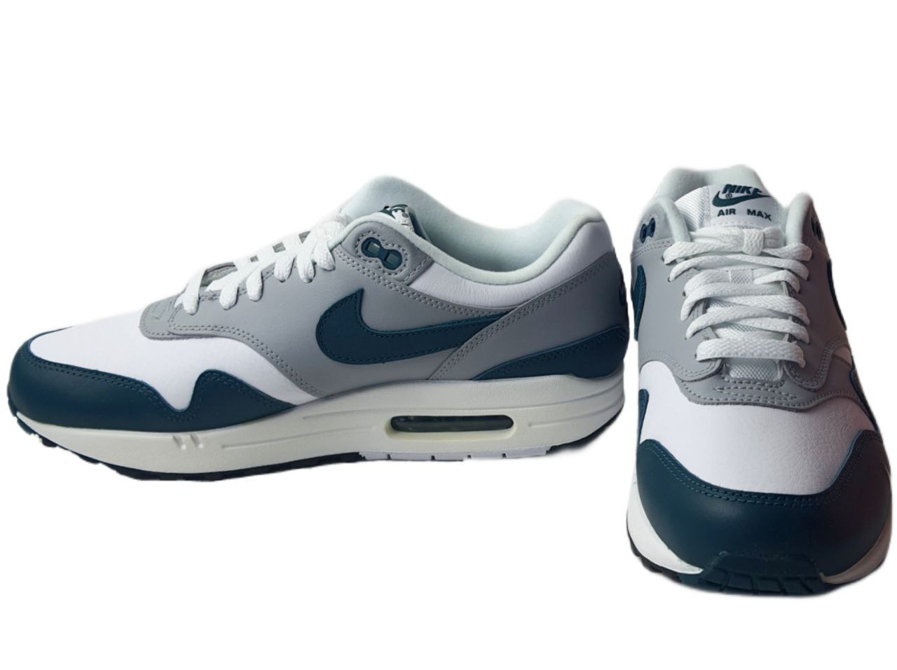 NIKE Men's White Air Max 1 LV8 Sneakers #DH4059 9 NWD – Walk Into