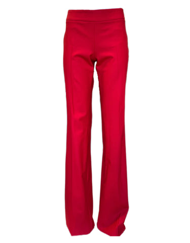 Max Mara Women's Red Labile Straight Pants Size 6 NWT