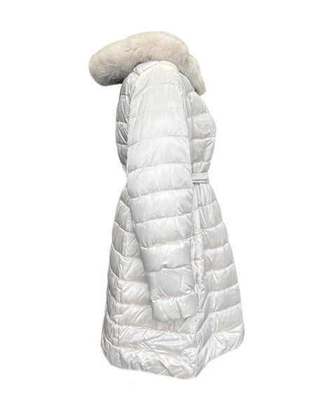 Marina Rinaldi Women's Ivory Larice Quilted Jacket NWT