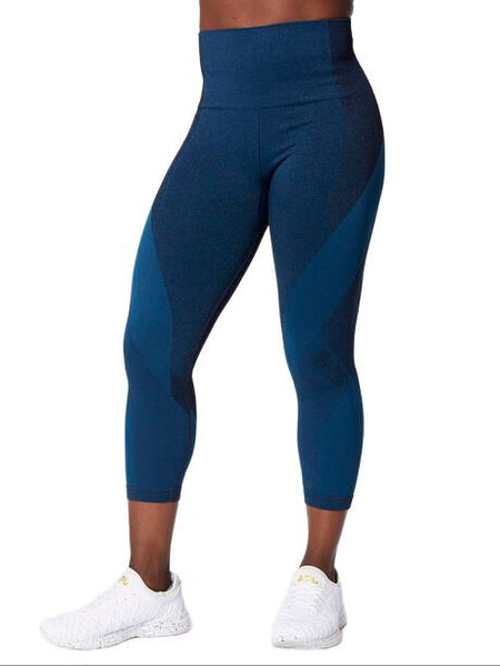 LNDR Women's Teal Launch Crop High Rise Leggings #SL844 NWT