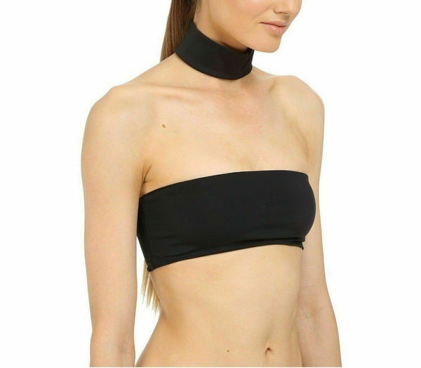 ONIA X KITH Women's Black Bandeau W/ Choker Laura Swimsuit Top NWT